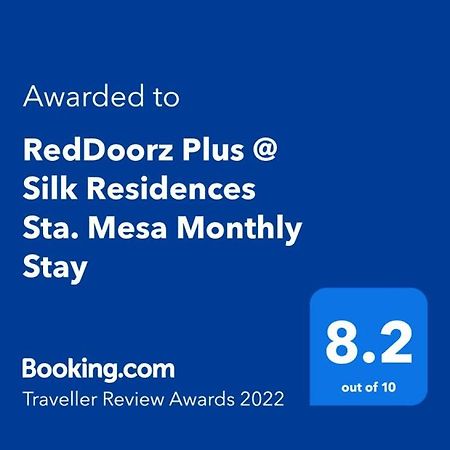 Reddoorz Plus @ Silk Residences Sta. Mesa Monthly Stay Manila Dış mekan fotoğraf